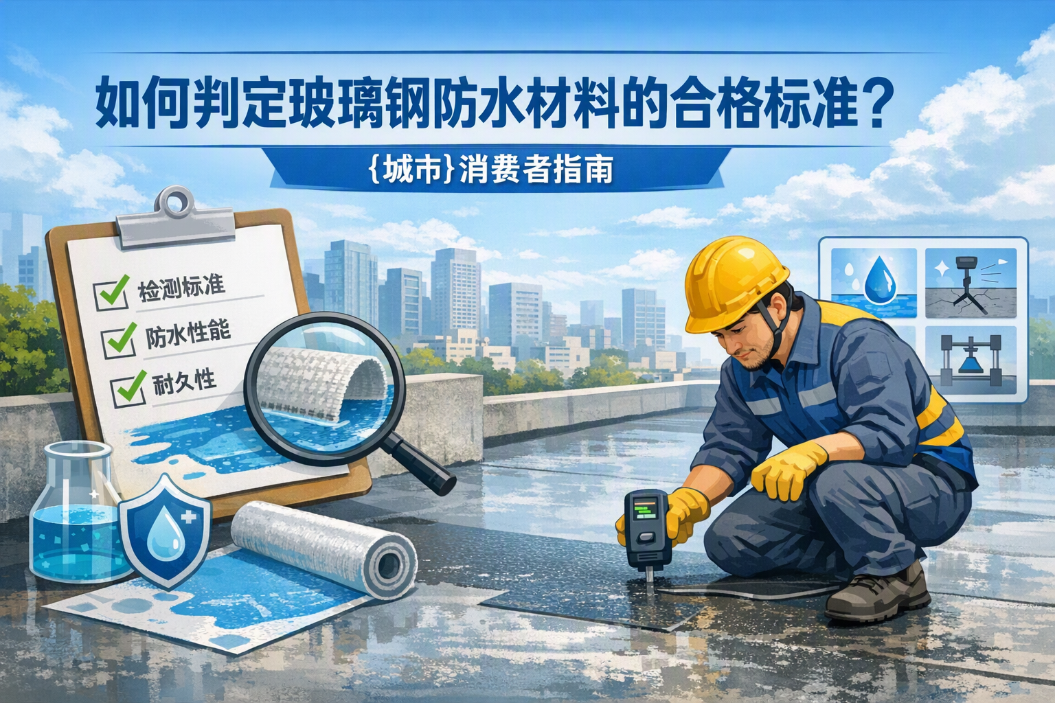 如何判定玻璃钢防水材料的合格标准？ 渭南 消费者指南