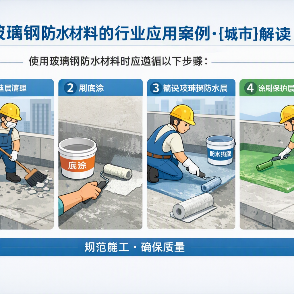 玻璃钢防水材料的行业应用案例,渭南解读