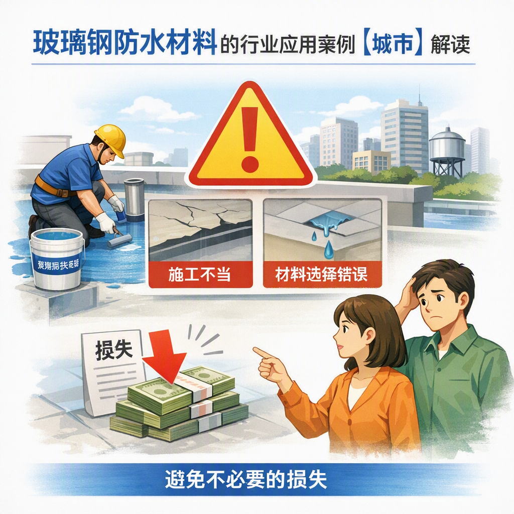 玻璃钢防水材料的行业应用案例,渭南解读