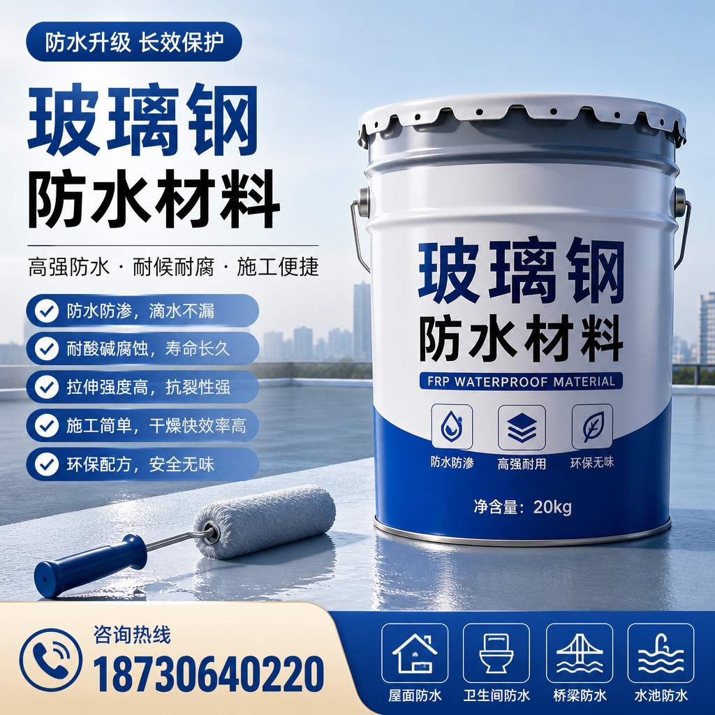 专家解析:玻璃钢防水材料的市场前景分析在 渭南